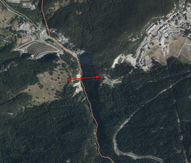 Projet de passerelle au dessus du Saint Antoine